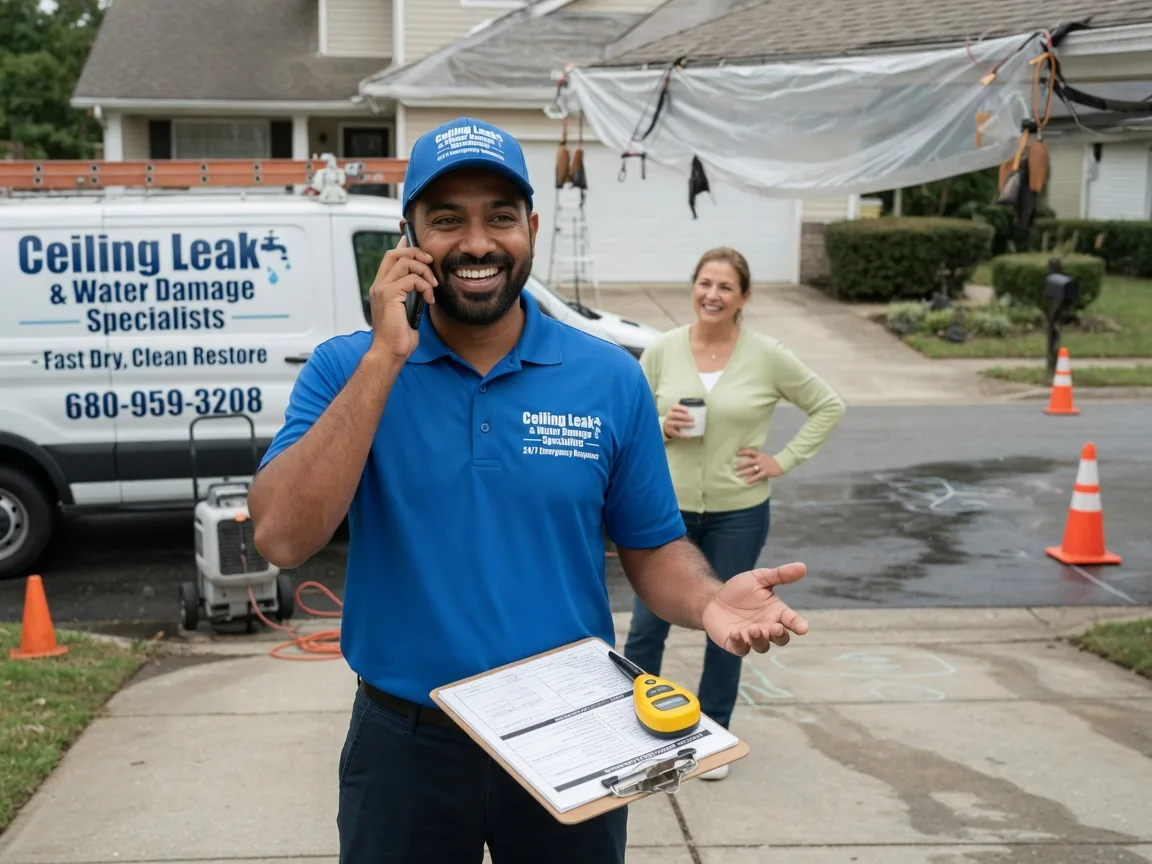 Ceiling Leak Cleanup Willow Island, NE FAQs